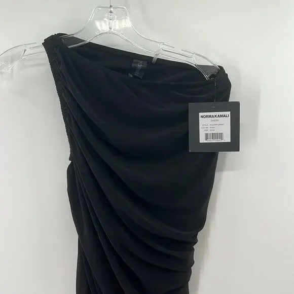Norma Kamali Diana Mini Dress - Black - XS - New with tags